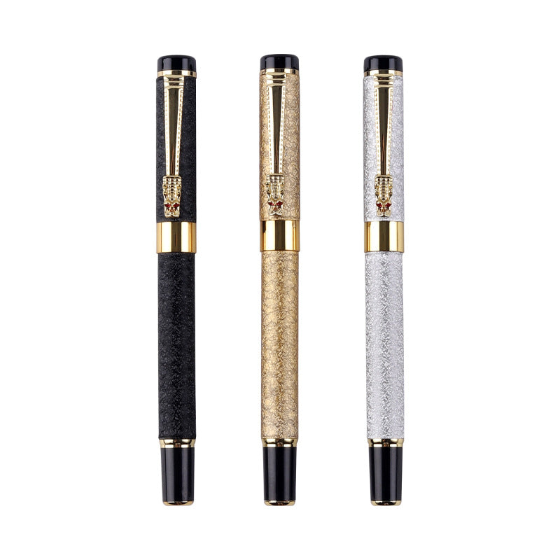 Stylo plume Immortel, robinet, signature, étudiant, bureau, métal, plume iridium