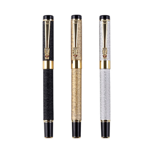 Stylo plume Immortel, robinet, signature, étudiant, bureau, métal, plume iridium