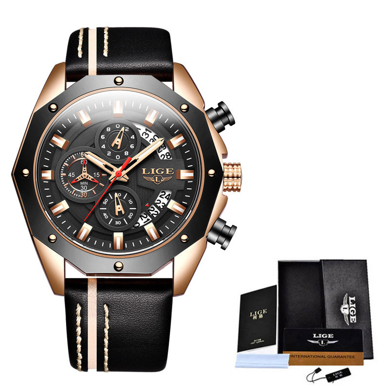 Men's Luxury Chronograph Silicone Sport Watch