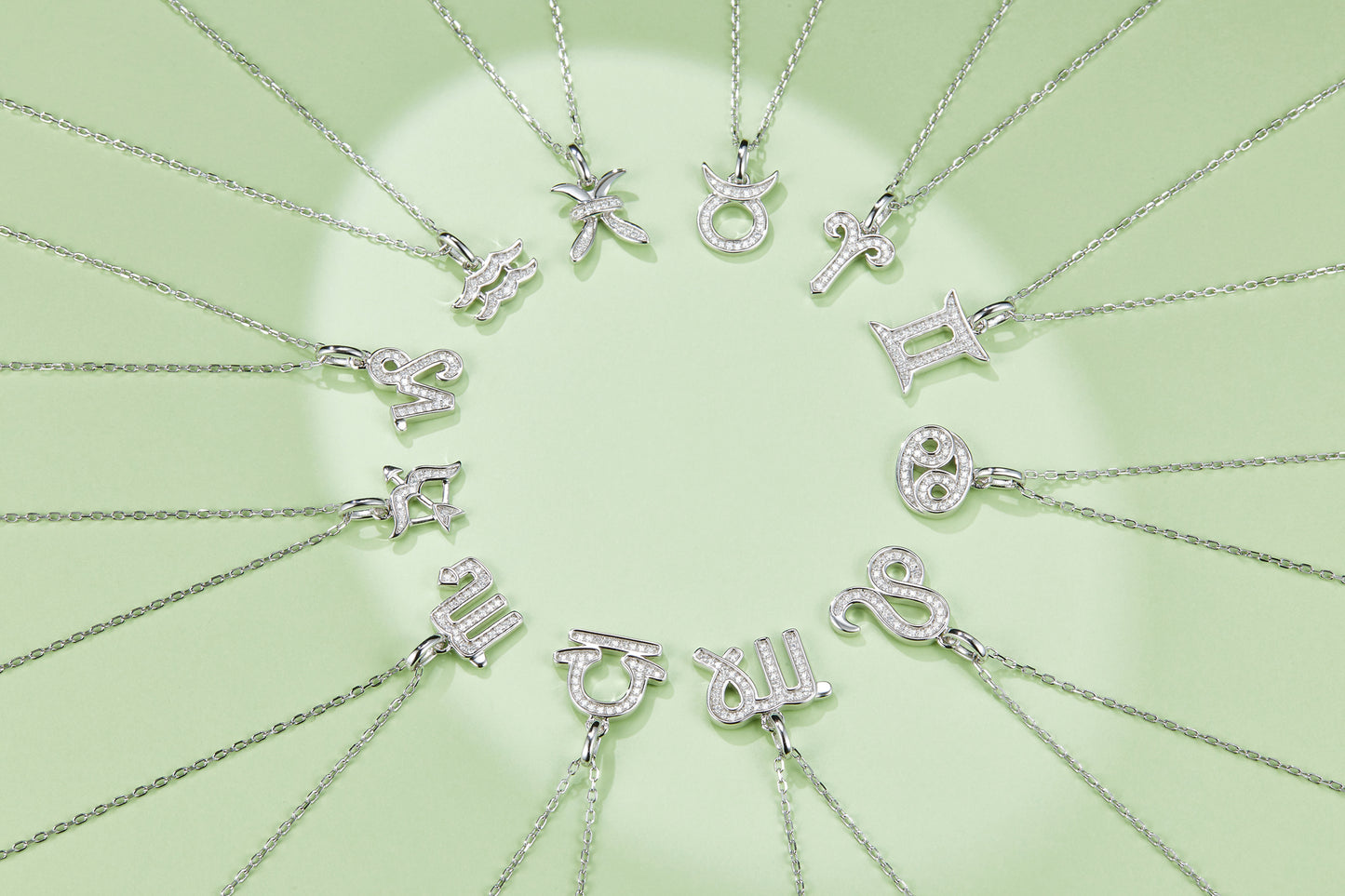 12 Zodiac Signs - Leo, Luxury Necklace Pendant – S925 Silver-Plated Platinum Set With Top-quality Moissanite D Color VVS1
