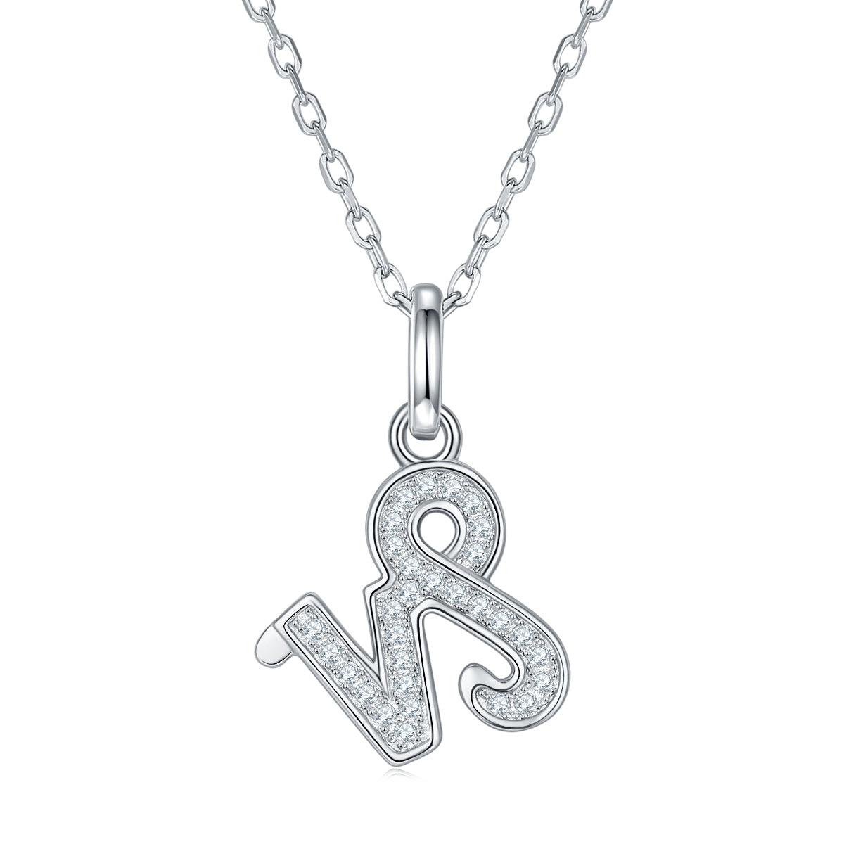 12 Zodiac Signs - Capricorn, Luxury Necklace Pendant – S925 Silver-Plated Platinum Set With Top-quality Moissanite D Color VVS1