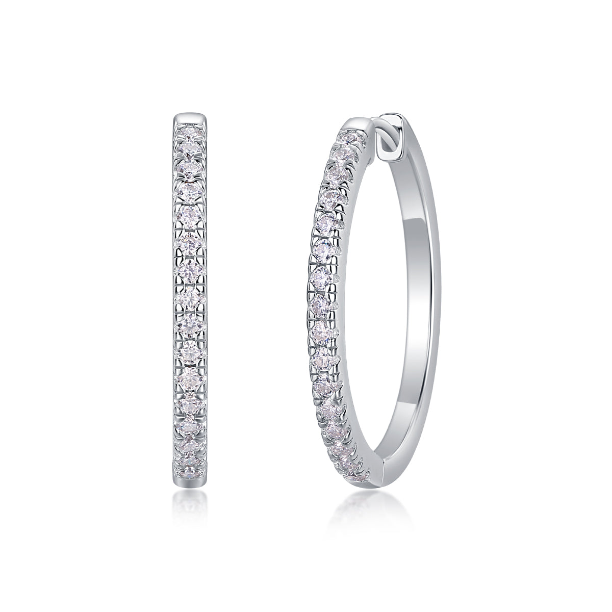 Yuedong Light - Premium Moissanite Luxury Silver Stud Earrings S925 Silver Plated Platinum
