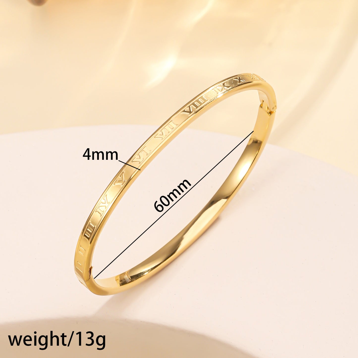 Elegant Diamond-Embellished Open Bangle Bracelet for Women