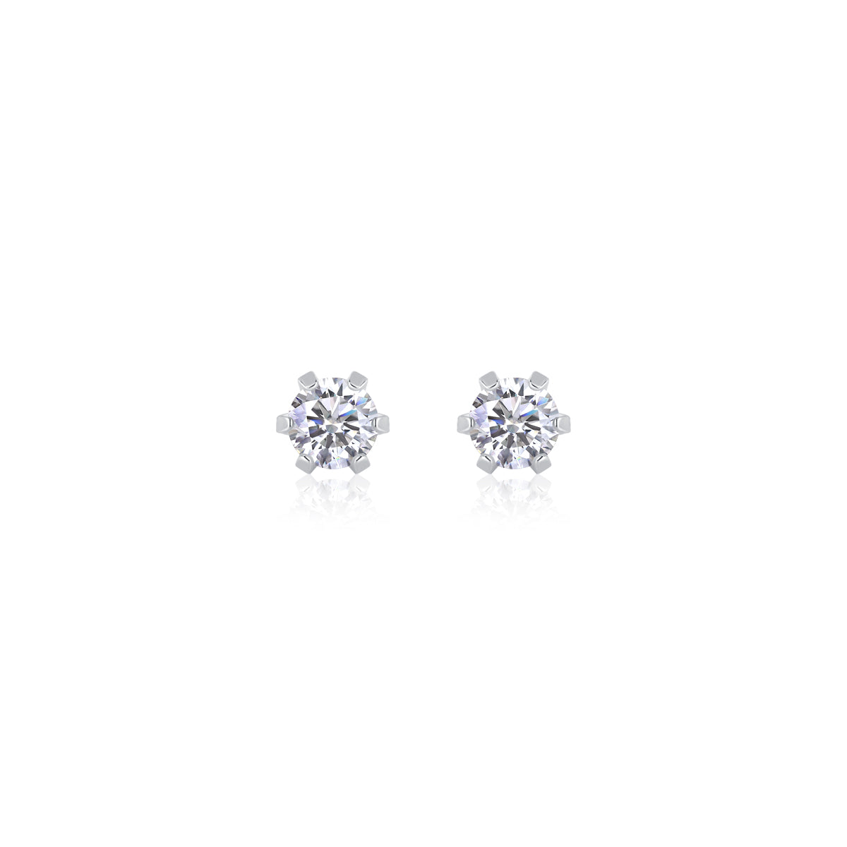 Starlight Solo Dance - Premium Moissanite Luxury Silver Stud Earrings S925 Silver Plated Platinum